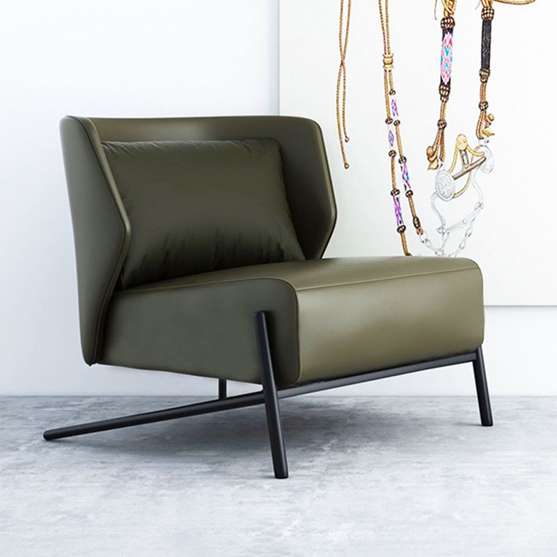 28.3"Wide Tight Back Armless Single Lounge Chair for Bedroom