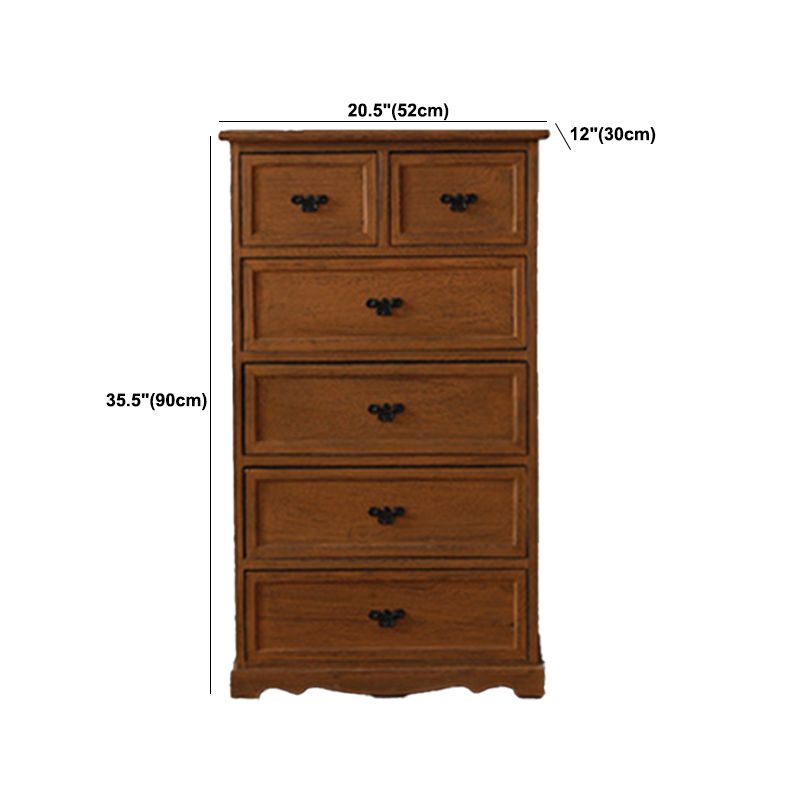 Nautical Bedroom Vertical Storage Chest Wooden Chest with Drawers