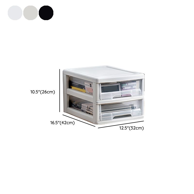 Modern Vertical Transparent File Cabinet Plastic Drawers File Cabinet