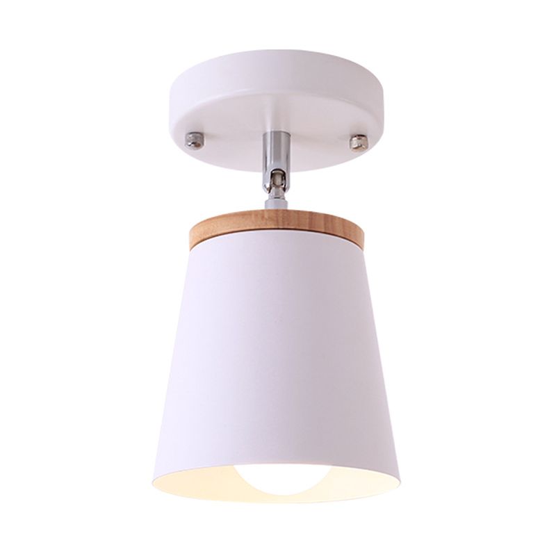 Minimalisme -stijl macaroon muur sconce hoek verstelbare metalen cilinder schaduw wandlicht voor slaapkamer