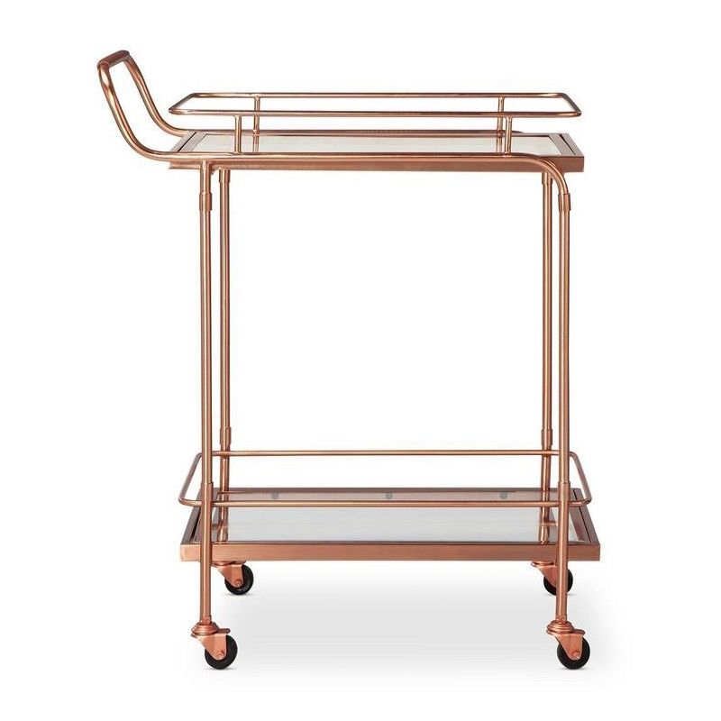 Home Dining Prep Table Modern Rectangular Prep Table with Casters