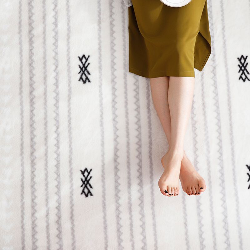 Minimalistischer Bohemian Teppich mehrfarbiger nahtloser Muster Teppich waschbarer Färbung widerstandsfähiger Rutsch-Backing-Teppich für Schlafzimmer