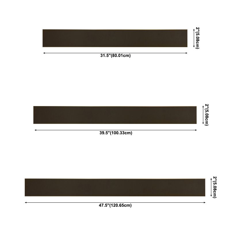 Nordic Style Iron Wall Light Strip Shape Wall Lamp with Acrylic Shade for Outdoor