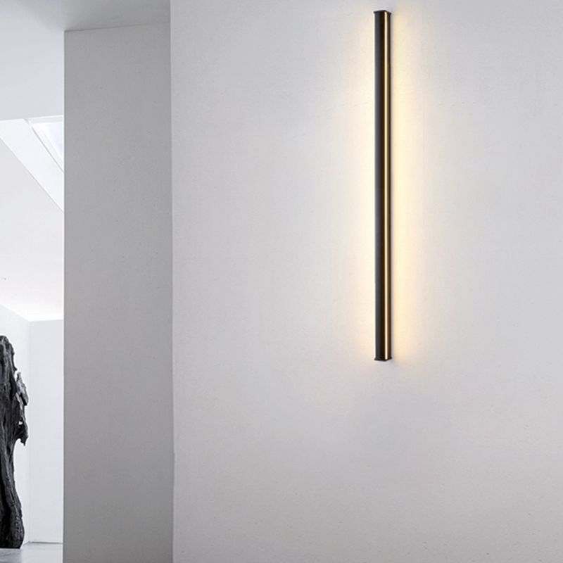 Forme linéaire Murale Murce MODERNE STYLE MODERNE 1- Éclairage mural léger en noir