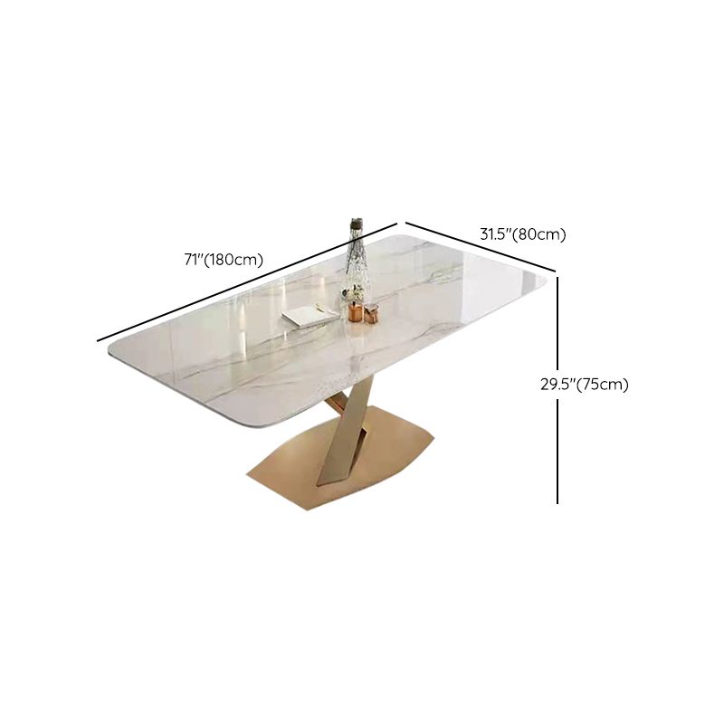 Minimalist 1/2/6/7 Pieces Furniture Stone Rectangle Dining Chairs Set for Home