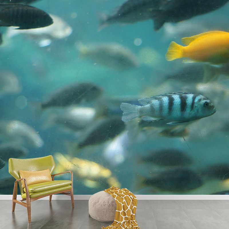Beautiful Undersea Mural Wallpaper Custom-Made Wall Covering for Sleeping Room