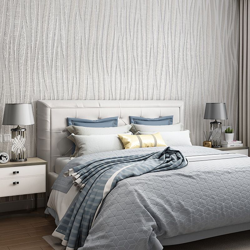 Soft Color Flowing Wallpaper Roll Moisture-Resistant Wall Decor for Guest Room, Non-Pasted