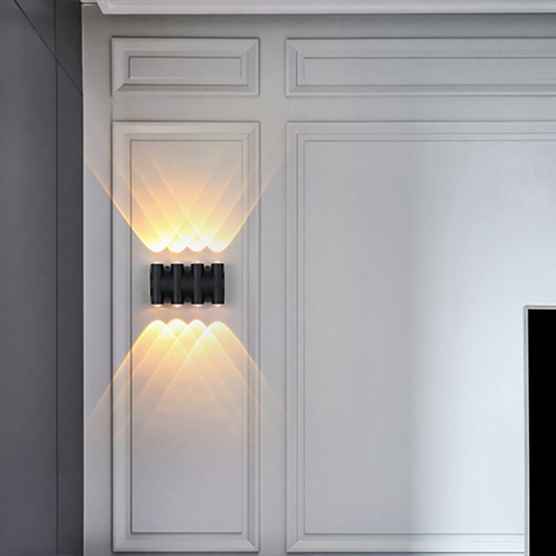 Einfache Wandhalterung helles nordisches modernes LED -Wandleuchtenlampenvorrichtung für Wohnzimmer