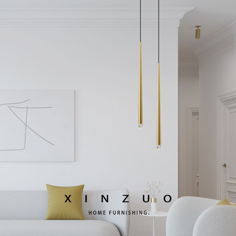 Linearer Kronleuchterleuchter Lichter moderne Anhängerbeleuchtung für die Kücheninsel