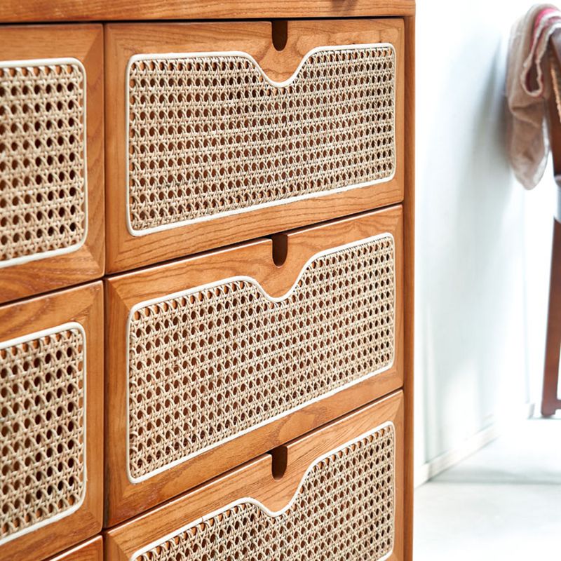 Traditional Dresser Wooden Storage Chest Dresser with Drawers