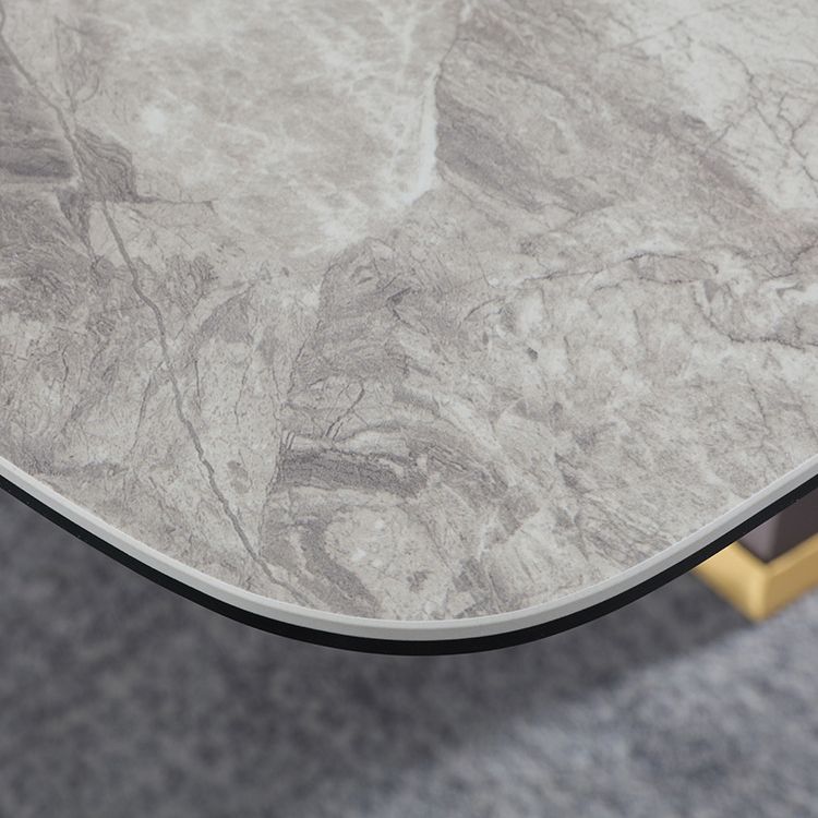 Modern Gray Sintered Stone Dining Table Set 1/2/5/7 Pieces Dining Set