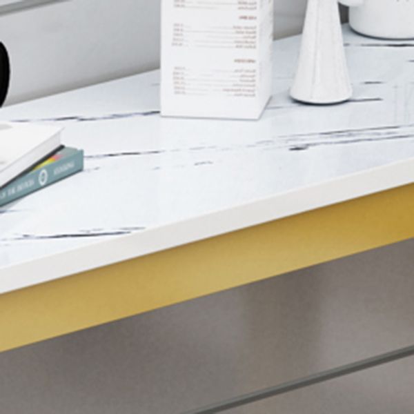 Manufactured Wood Rectangle Pub Table with Metal Frame for Living Room