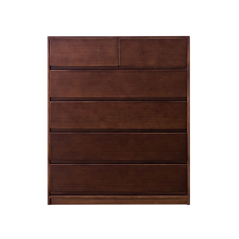 15.74" Wide Modern Accent Chest with 5/6Drawers Wood Rectangle Chest