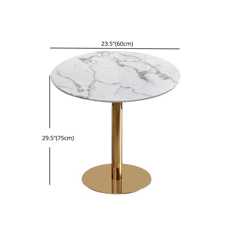 Modern 1/3/5 Pieces Dining Set Faux Marble Dining Table for Home Use