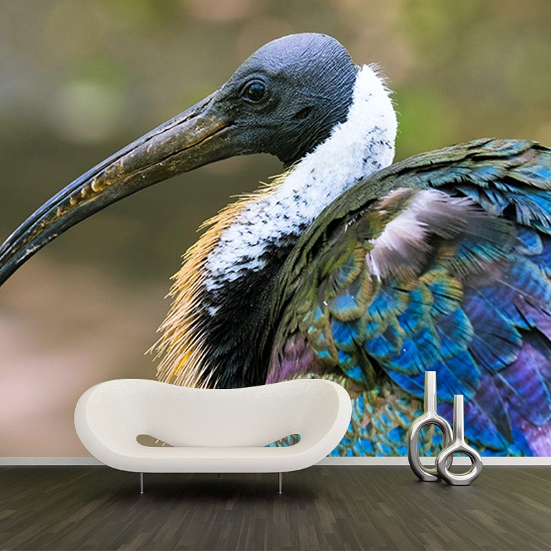 Wild Animal Contemporary Style Mural Mildew Resistant Bedroom Wall Art