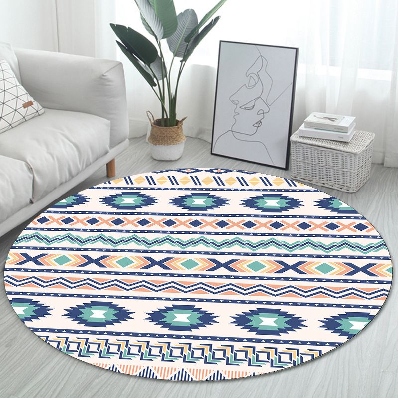 Unieke Boheemse vloerkleed multi-kleuren naadloos patroon tapijt wasbaar anti-slip huisdiervriendelijk gebied tapijt voor kamerdecoratie