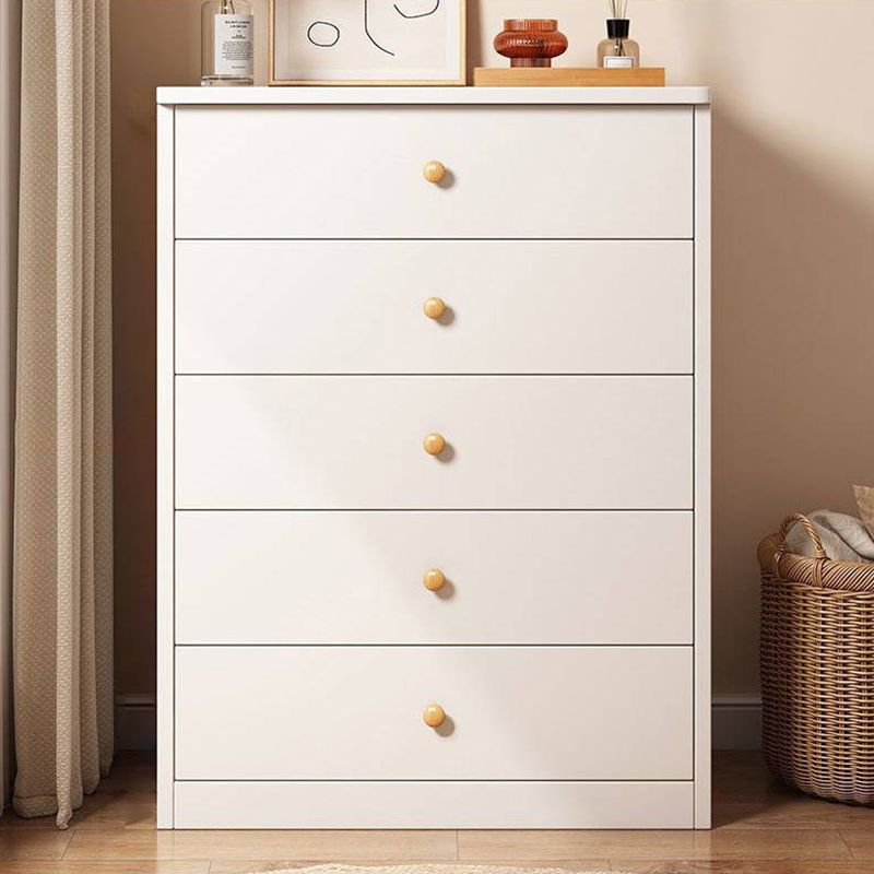 Wood Accent Chest with Drawers 12.59" Wide Modern Standard Accent Chest