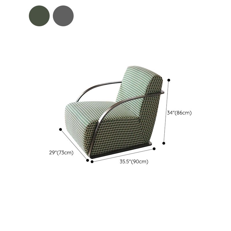 33.85" High Arm Chair Velvet Arms Included Chair for Living Room