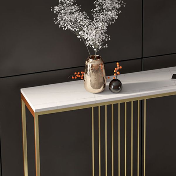 Modern Console Accent Table Antique Finish Console Sofa Table