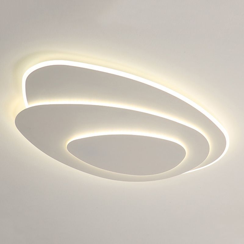 White LED Flush Mount Lighting Modernism Ceiling Light for Foyer