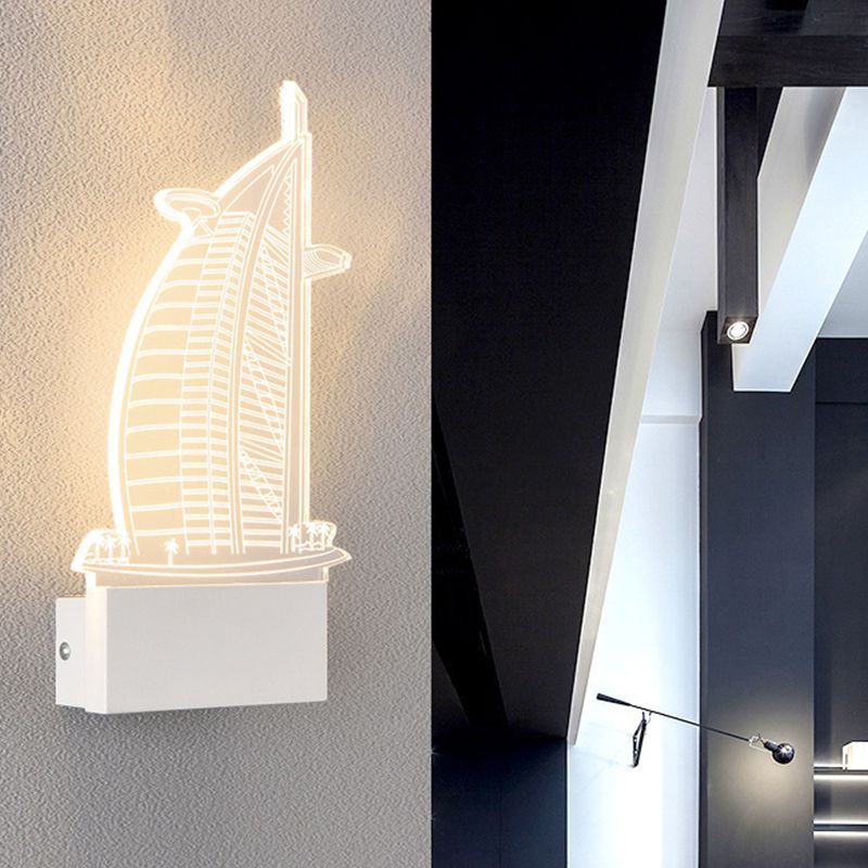 Creative Acrylic Wall Light Modern LED Wall Light Fixture for Bedroom