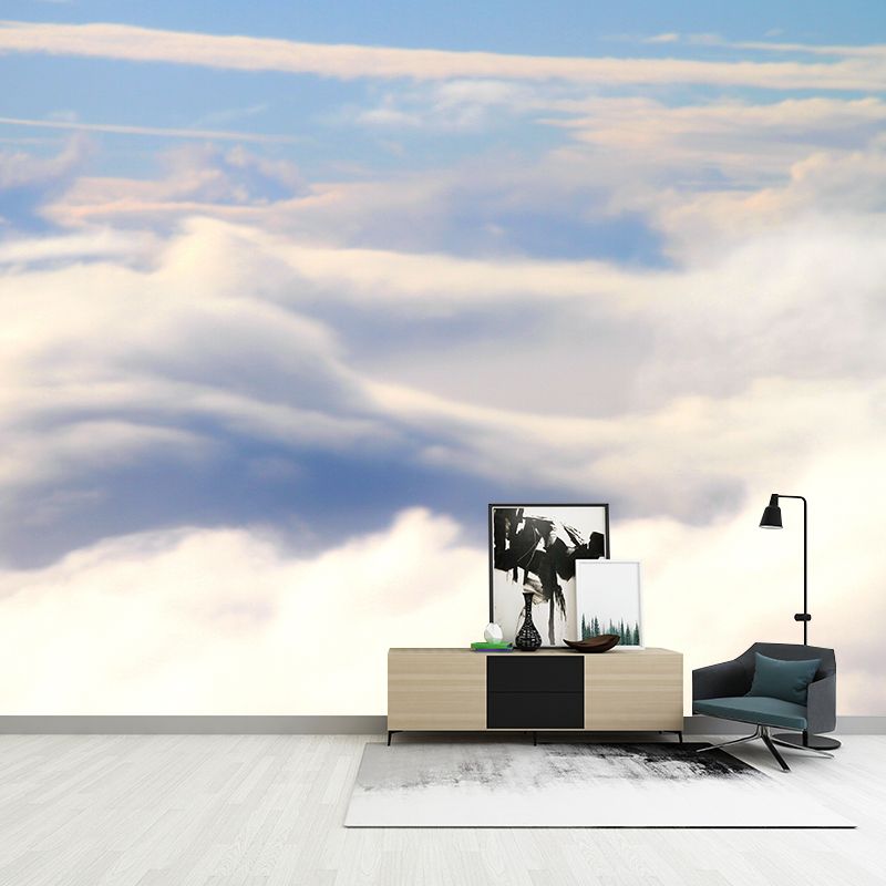 Diverse Sky Mural Personalized Size Wall Covering for Sleeping Room, Water Resistant