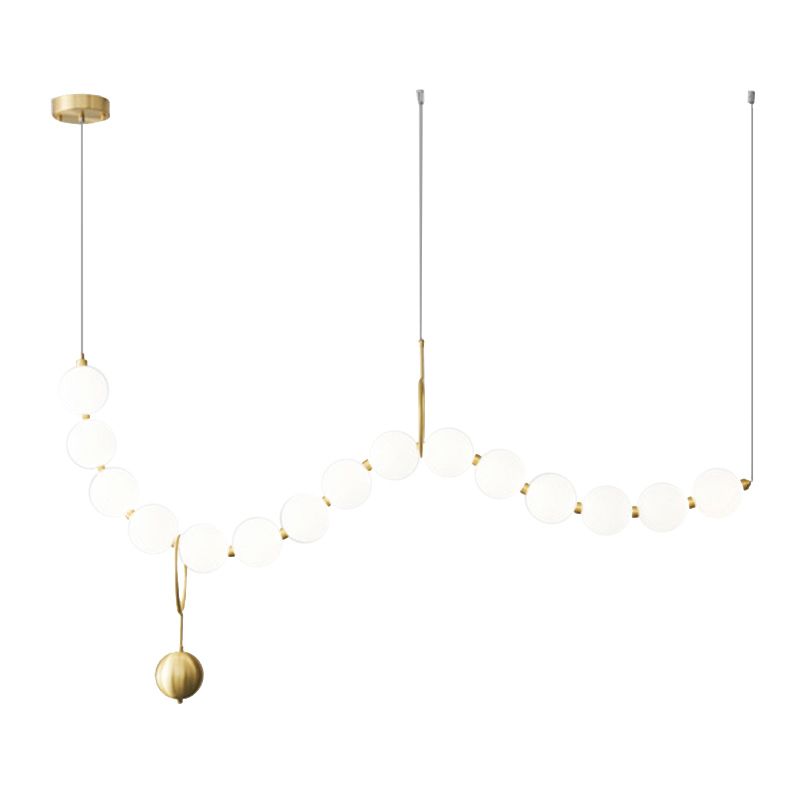 1 Light Unique Shape Hanging Ceiling Lights Modern Hanging Light Fixtures for Living Room