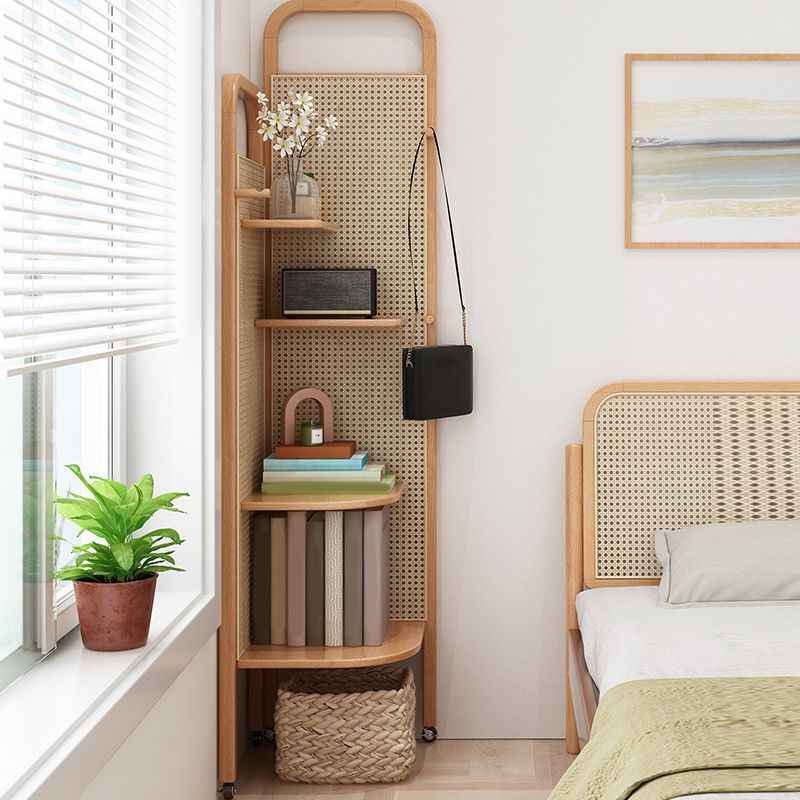 Mid-Century Modern Storage Cabinet with Adjustable Shelves Cabinet