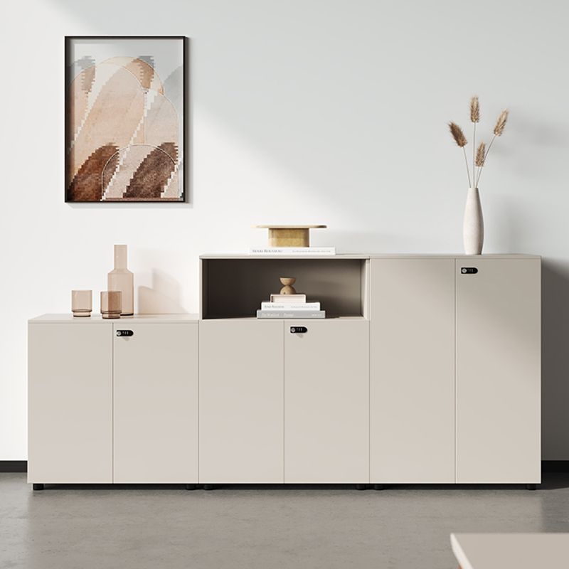 Nordic Style Filing Cabinet Wooden Frame Storage Filing Cabinet