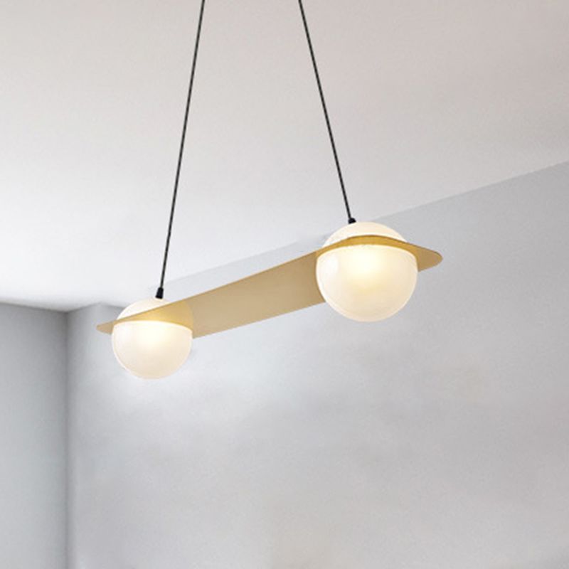 Globe Pendant Light Modern Kitchen Island Lighting Glass Island Light Fixture