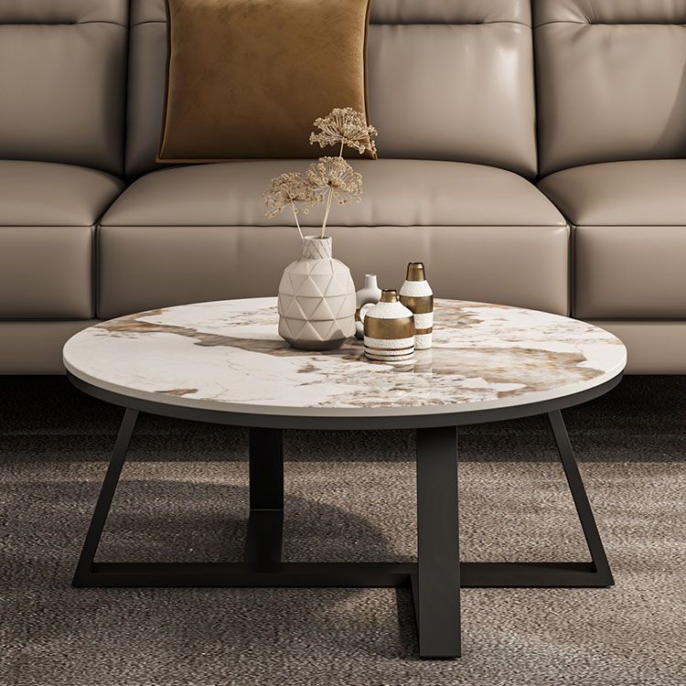 Frame Round Coffee Table Slate Top Coffee Coffee or End Table