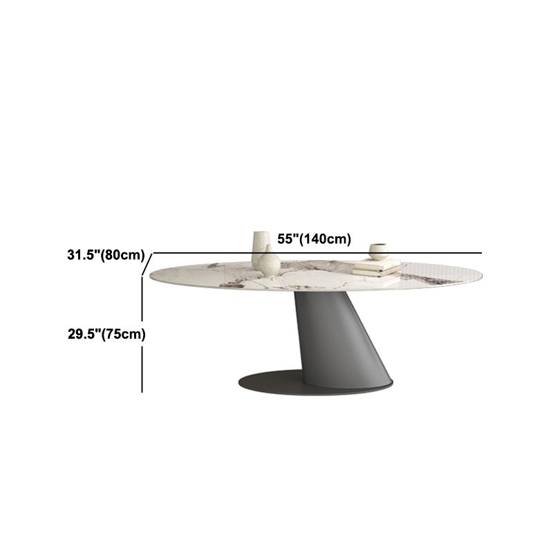 Modern Style Sintered Stone Dining Table Set 1/3/4/7 Pieces Dining Set