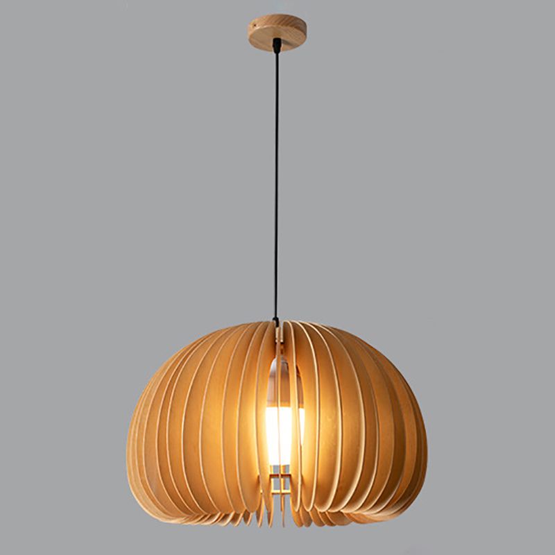 Houthangende hanglamp Lichte Noordse stijl plafond hanglamp voor eetkamer