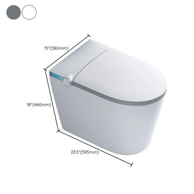 Modern Toilet Bowl One Piece Toilet Floor Mounted ABS Toilet