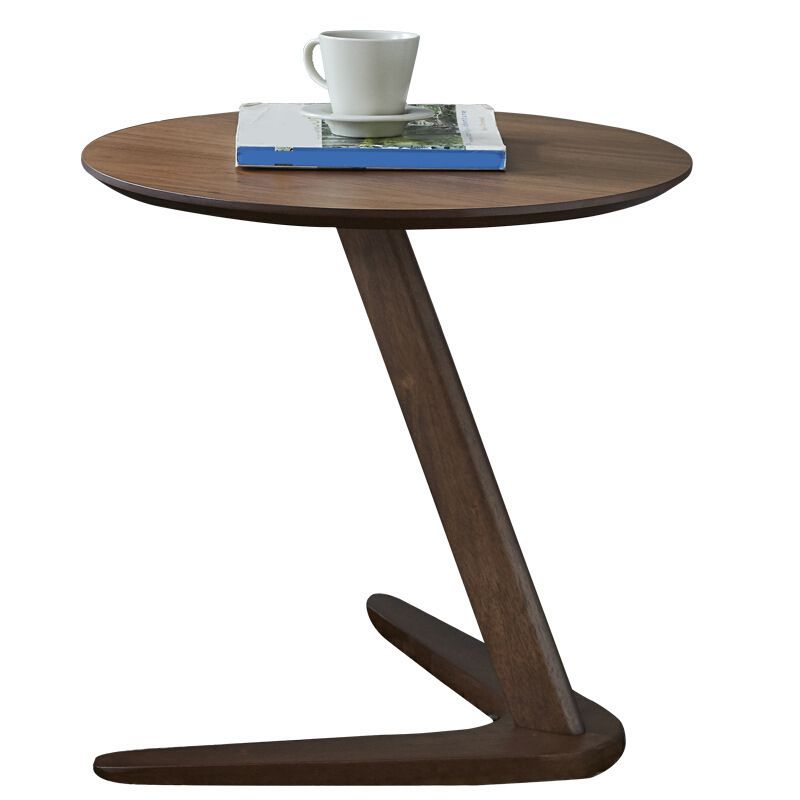 19.69 inch Wide Scandinavian Sofa Side Accent Table Solid Wood Side End Table