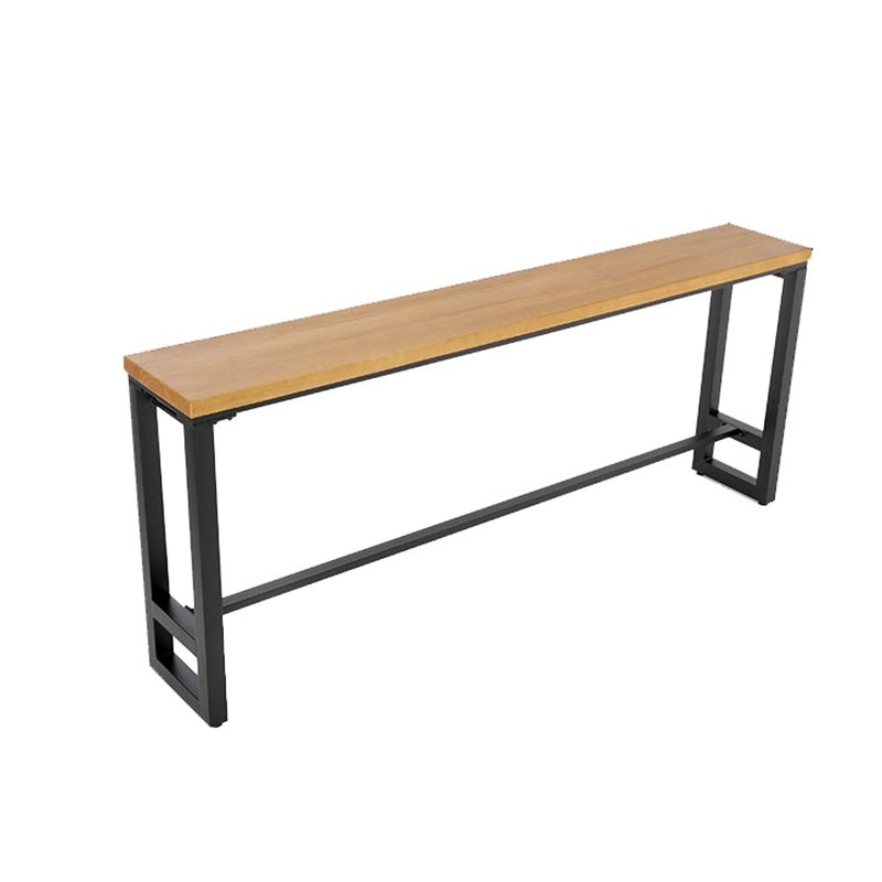 Industrial Style Solid Wood Pub Dining Set 1/2/9 Pcs Rectangular Pub Set for Home