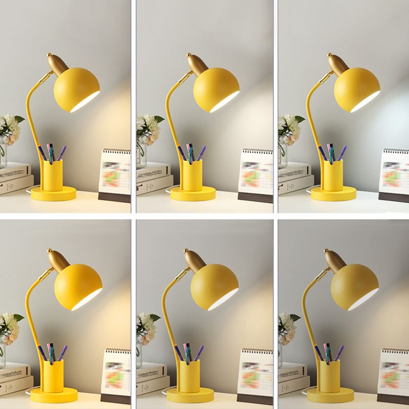Macaron Simplicity Globe tafellamp Metallic nachtkastje lamp voor slaapkamer