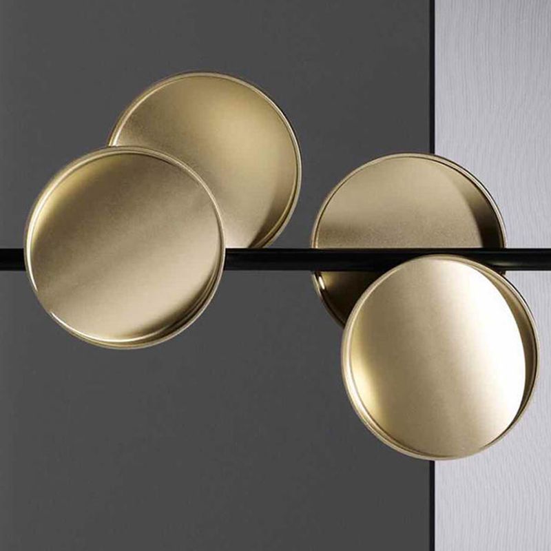 Contemporary Hanging Light Metal Island Light Fixture in Black and Gold for Dining Room