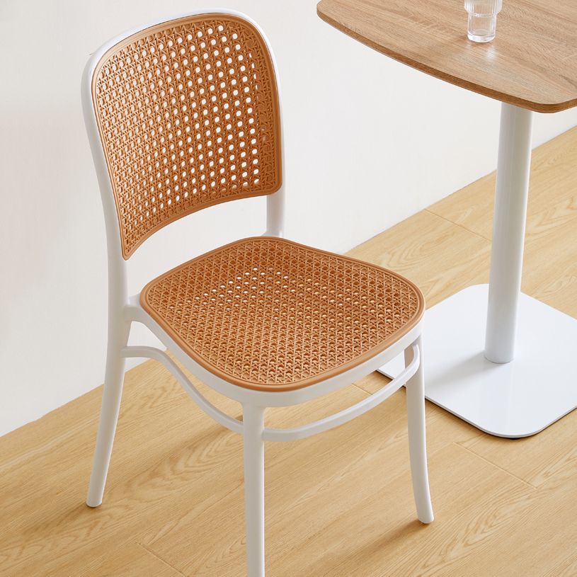 Contemporary Bar-stool Plastic Counter Bar Stool with Plastic Legs for Kitchen