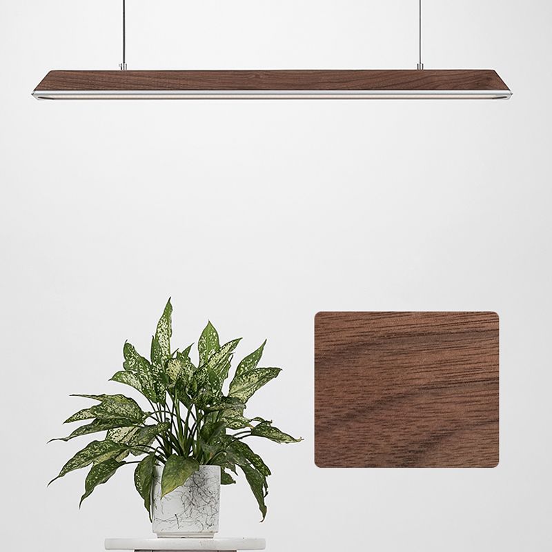 Geometry Shape Island Light Modern Style Metal 1 Light Lighting en marrón