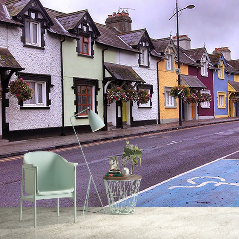 Beautiful Photography Mural Wallpaper Town Scenery Indoor Wall Mural