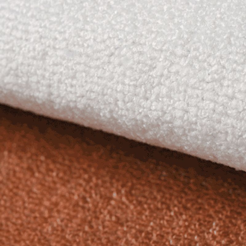 White Tone Home Decor Carpet Simple Abstract Color Block Area Rug Polyester with Stain Resistant Rug