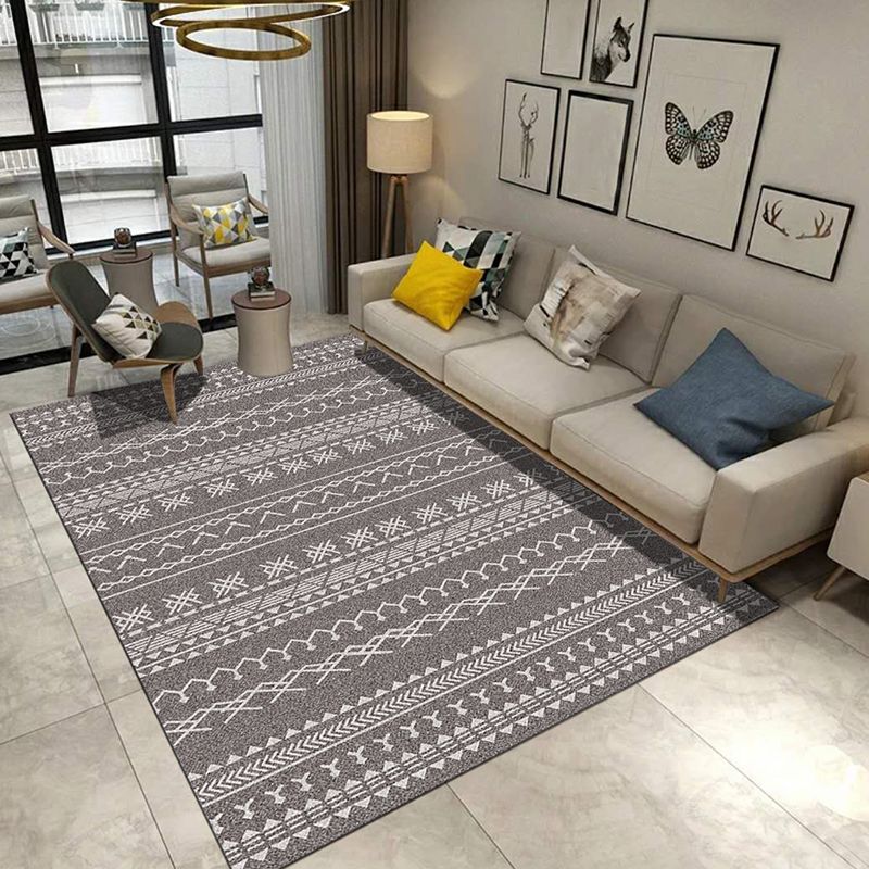 Alfombra moderna de poliester de alfombra de poliéster amarillo alfombra de manchas de interior para sala de estar para sala de estar