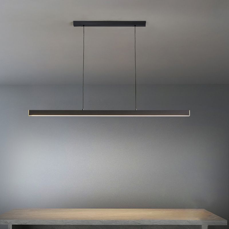 Nórdica característica simple de estilo moderno Led Hanging Island Luz para bar de comedor para el comedor