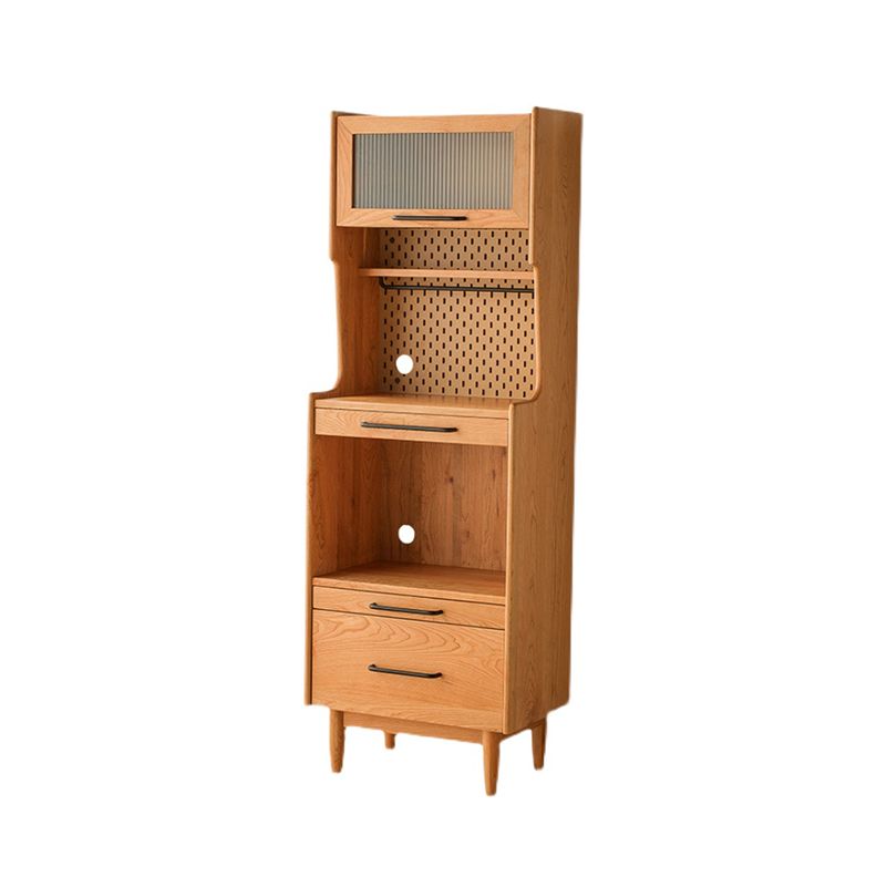 Modern Wooden Dining Hutch Pine Buffet Cabinet for Dining Room
