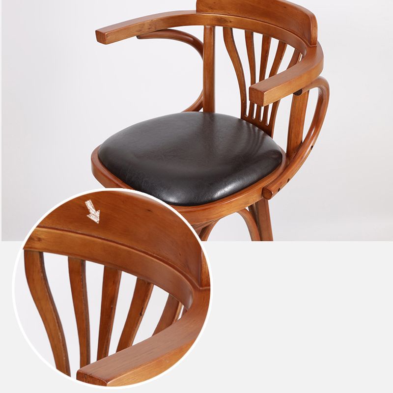 Industrial 1/2/3 Pieces Round Bar Table Set Solid Wood Bar Table Set for Home Use