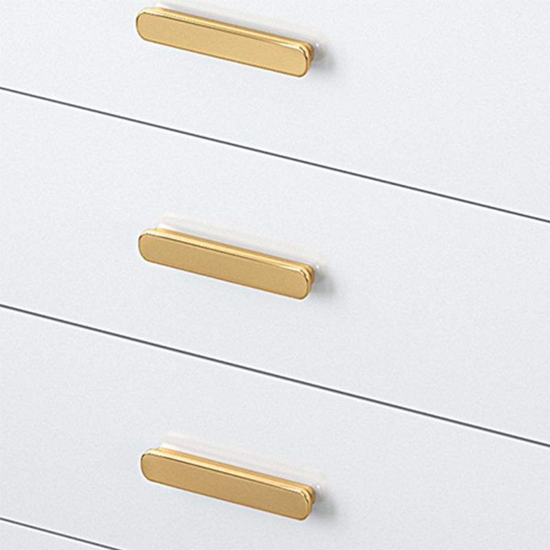 15.74" Wide Modern Accent Chest White Wooden Chest with Drawers