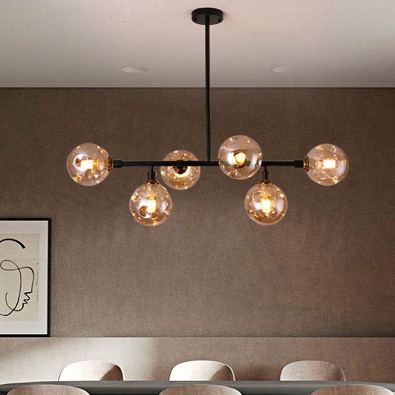 Modern Glass Pendant Lighting Nordic Island Light for Dining Room