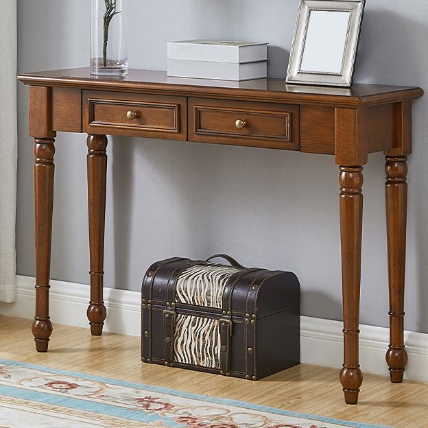 Modern Rectangular Console Table Wooden Console Sofa Table for Home