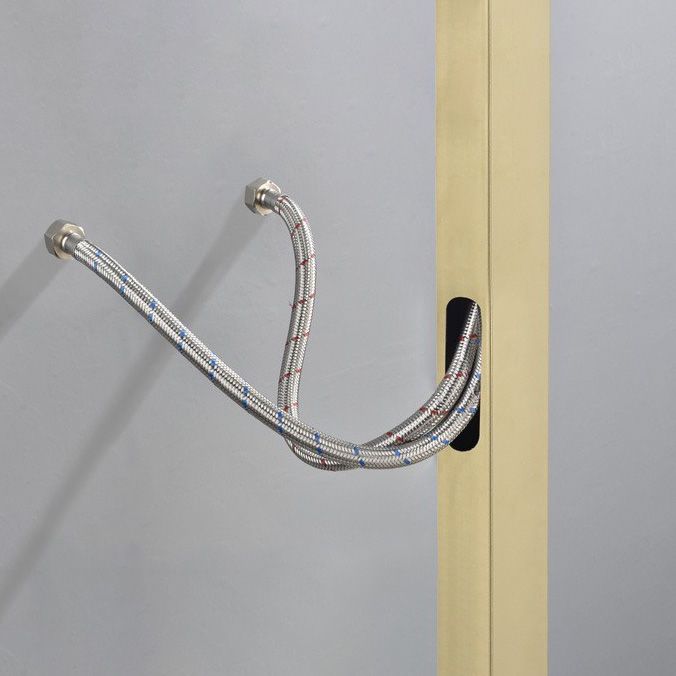 Modern Free Standing Tub Filler Faucet Copper Freestanding Tub Filler Trim